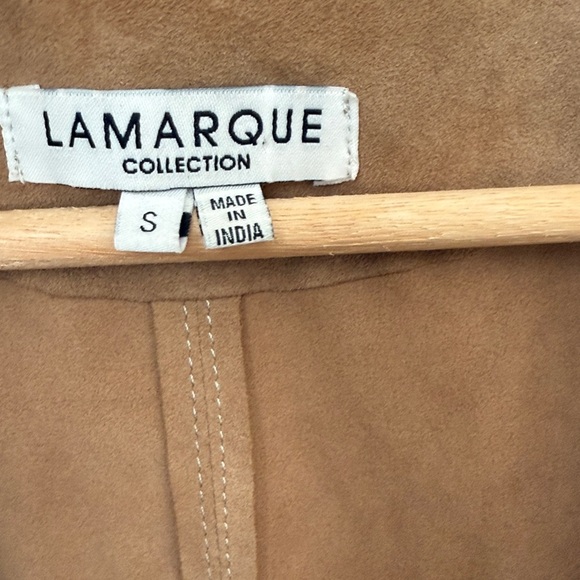 Lamarque Tan Suede Vest - Picture 2 of 12